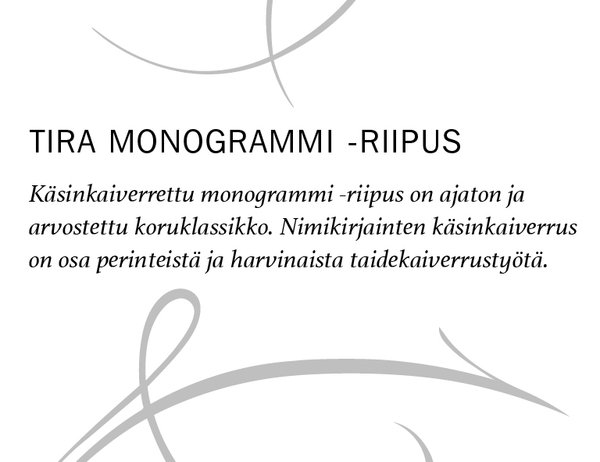 MONOGRAMMI-RIIPUS | Lapset