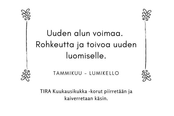 TAMMIKUU - LUMIKELLO