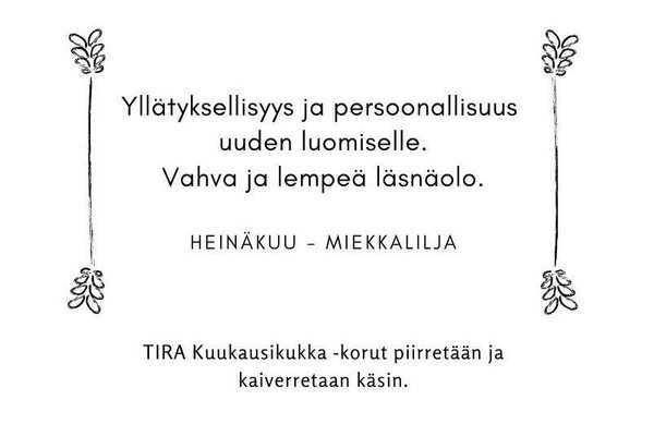 HEINÄKUU - MIEKKALILJA